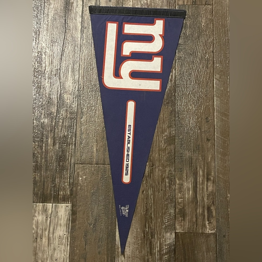 New York Giants Wincraft NFL 12x30 Premium Pennant Red White Blue